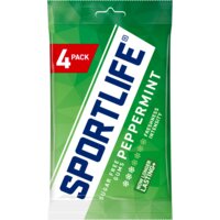 Een afbeelding van Sportlife Peppermint sugar free gums 4-pack