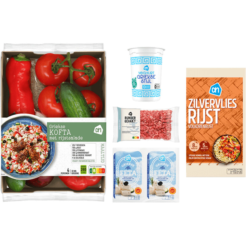 Een afbeelding van AH Griekse kofta verspakket (Compleet)