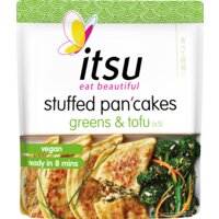 Een afbeelding van Itsu Greens tofu stuffed pancakes