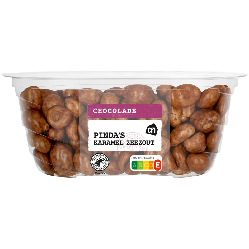 Een afbeelding van AH Chocolade pinda's karamel zeezout