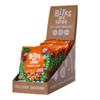 Een afbeelding van BitesWeLove Crunchy peas smoked paprika 12-pack