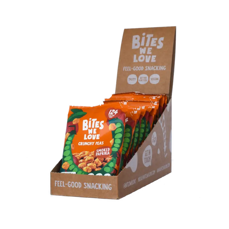 Crunchy peas smoked paprika 12-pack