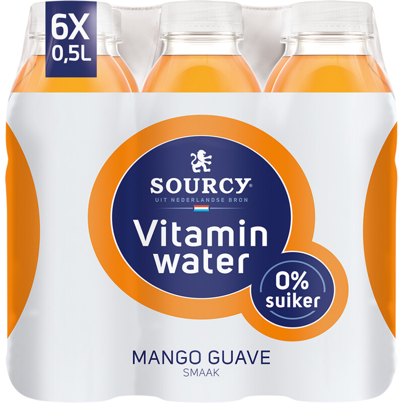 Een afbeelding van Sourcy Vitaminwater mango guave 6-pack
