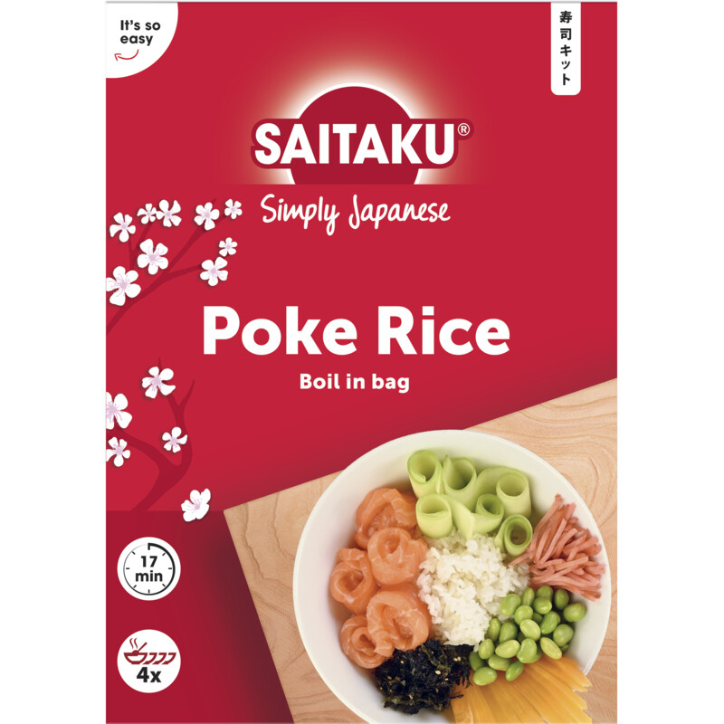 Saitaku Poke rice bestellen Albert Heijn