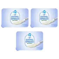 AH Zuivelspread naturel 3-pack