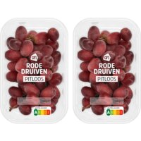 Een afbeelding van AH Rode druiven pitloos voordeelpakket