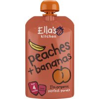 Een afbeelding van Ella's kitchen Peaches + bananas 4mnd+