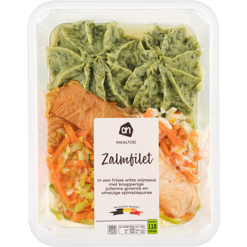 Een afbeelding van AH Zalmfilet witte wijnsaus bel