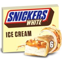 Een afbeelding van Snickers White ijsrepen