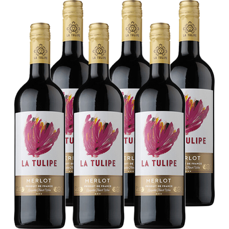 Een afbeelding van La Tulipe Merlot doos