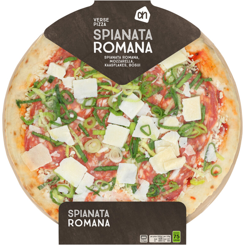 Een afbeelding van AH Verse pizza spianata romana