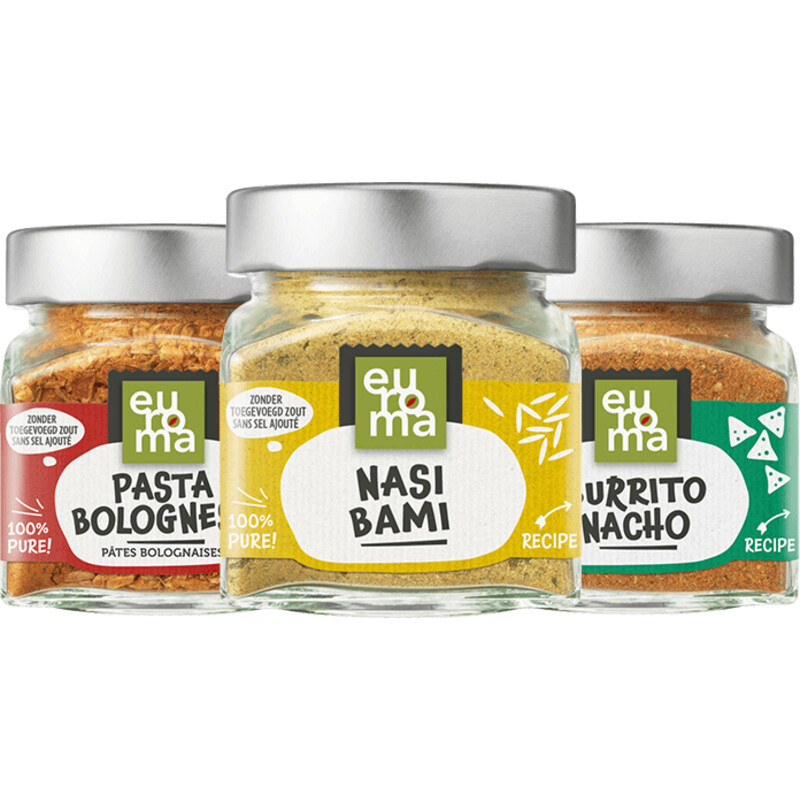 Een afbeelding van Euroma kruiden pakket - 3 stuks