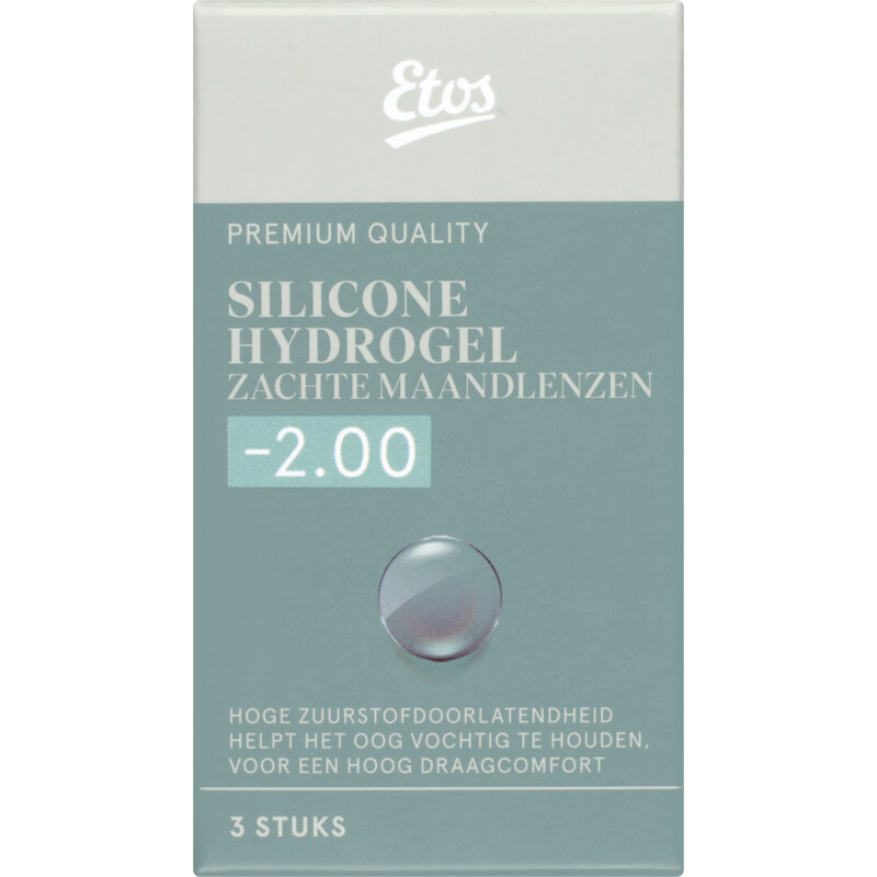 Een afbeelding van Etos Silicone zachte maandlenzen -2.00