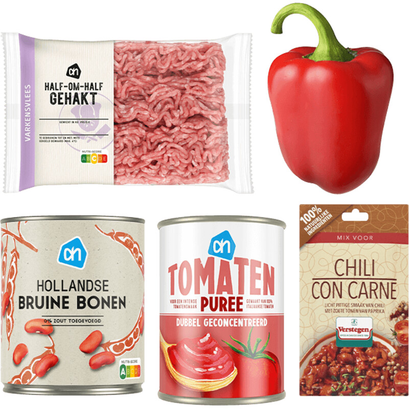 Een afbeelding van Verstegen Chili Con Carne pakket 4p