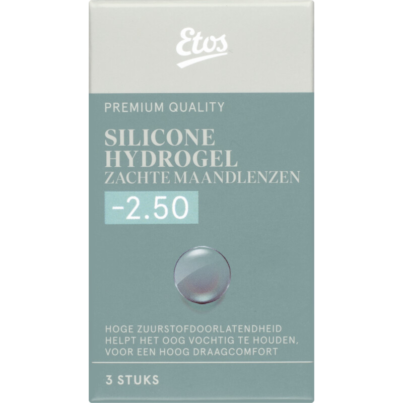 Een afbeelding van Etos Silicone zachte maandlenzen -2.50