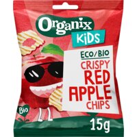 Een afbeelding van Organix Kids crispy red apple chips