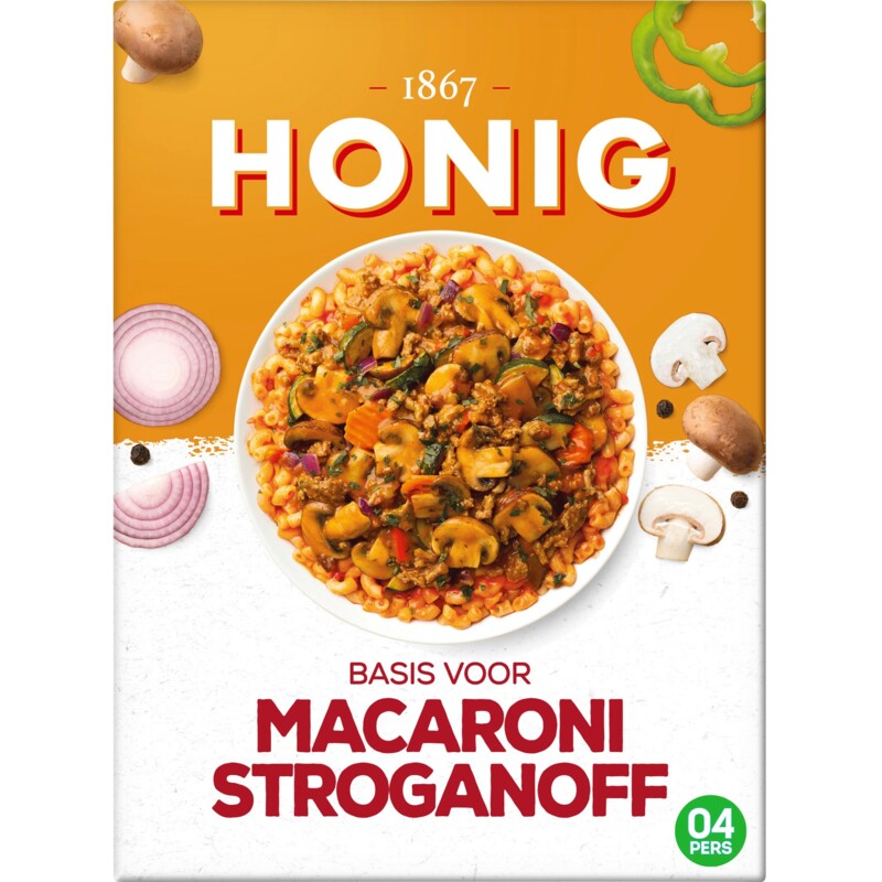 Een afbeelding van Honig Basis voor macaroni stroganoff