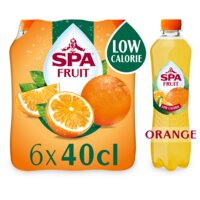 Een afbeelding van Spa Fruit orange bruisend 6-pack