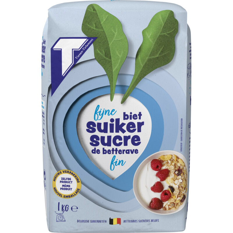 Een afbeelding van Tiense Fijne korrel suiker BEL