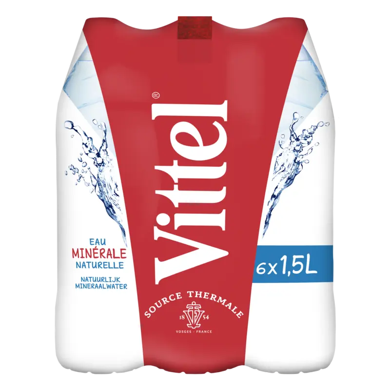 Vittel Mineraal water 6petfl BEL