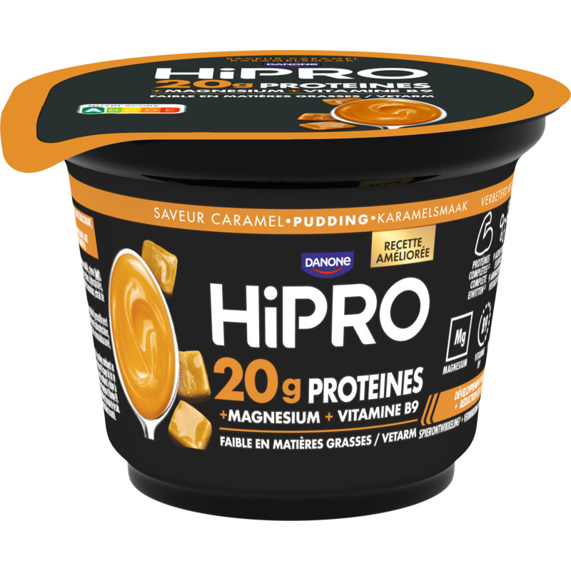 Een afbeelding van HiPRO Protein pudding caramel bel