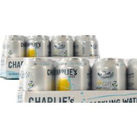 Een afbeelding van Charlie's Organics sparkling water lemon 12-pack