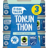 Afbeelding van Fish Tales Skipjack tonijn in water 3-pack