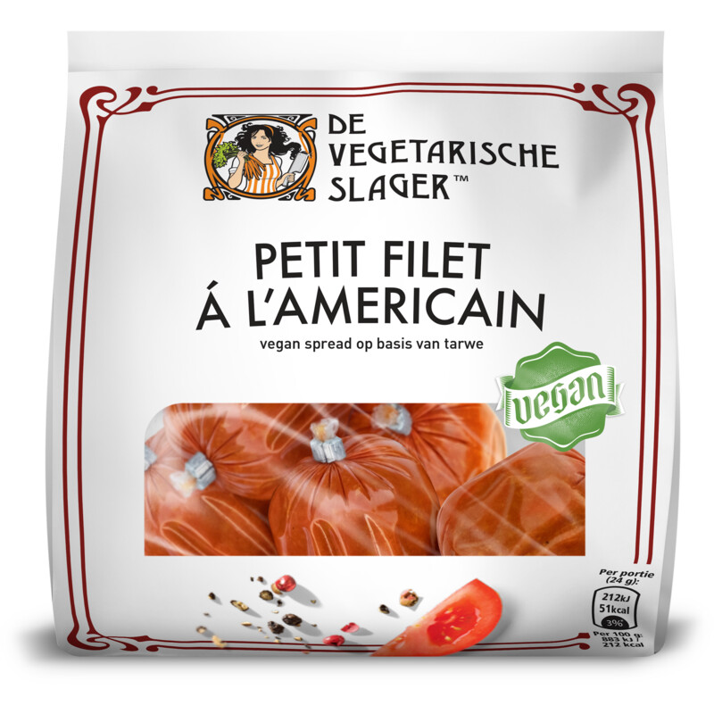 Een afbeelding van Vegetarische Slager Vegan petit filet americain