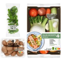 Een afbeelding van Verspakket vega zalm-groente pakketje 	