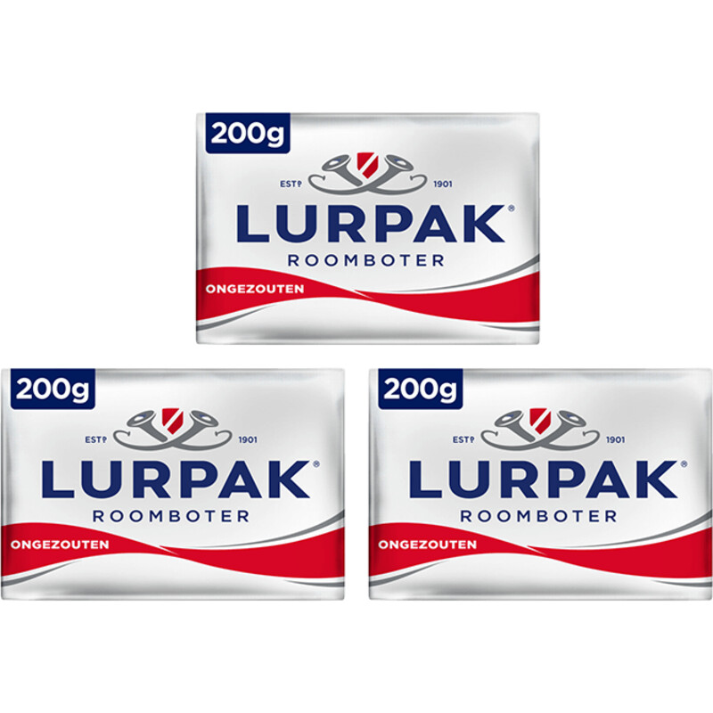 Een afbeelding van Lurpak Roomboter ongezouten pakket