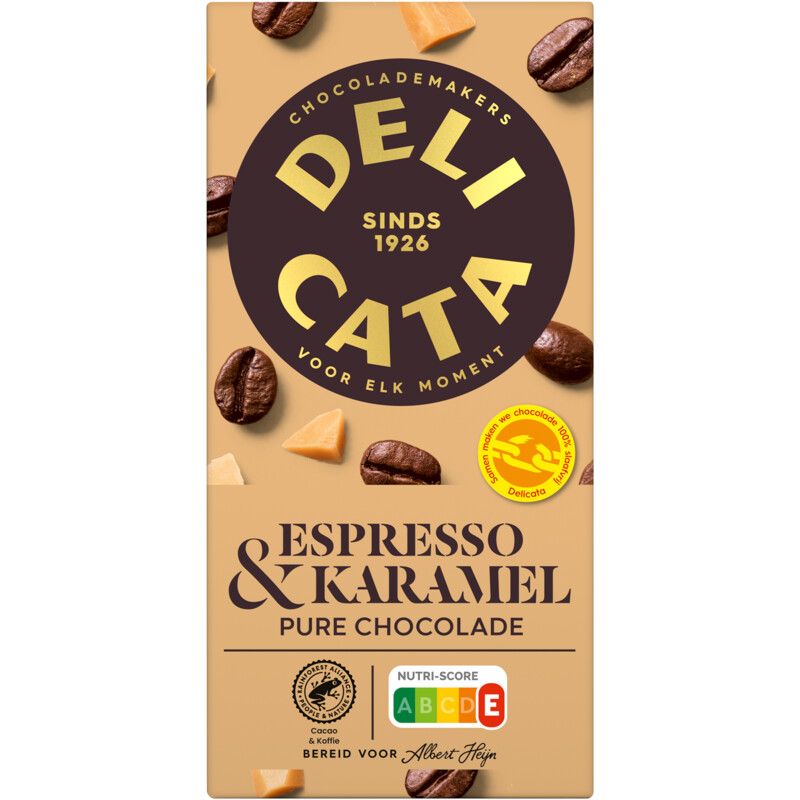 Espresso & karamel pure chocolade - 5407
