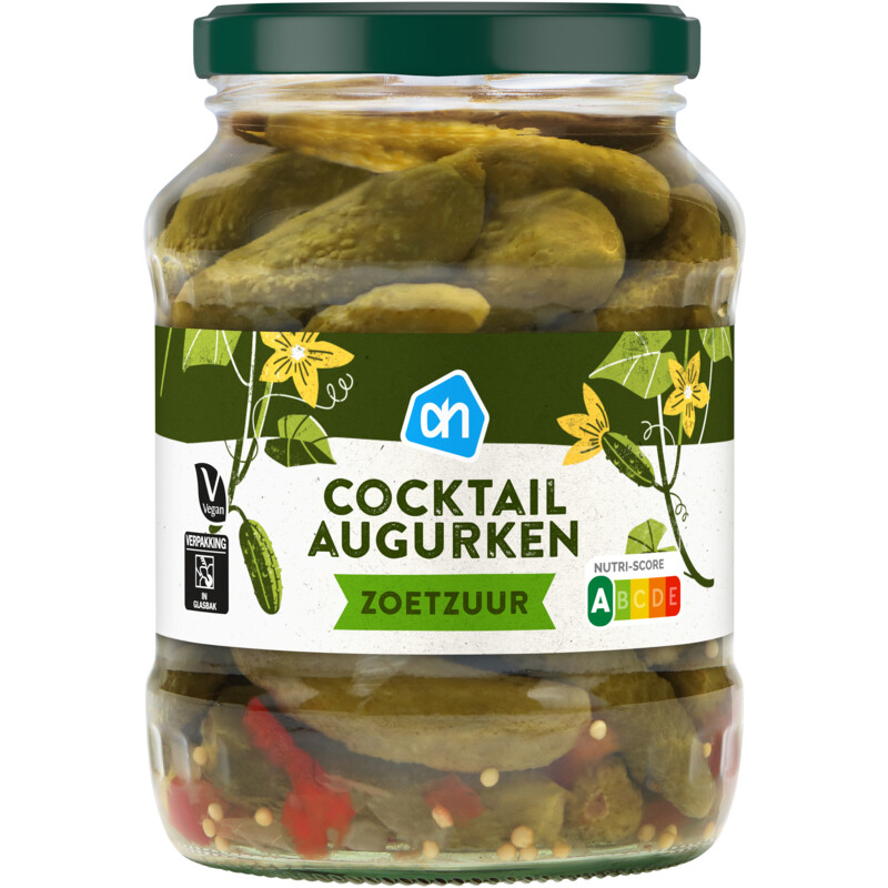 Een afbeelding van AH Cocktail augurken zoetzuur