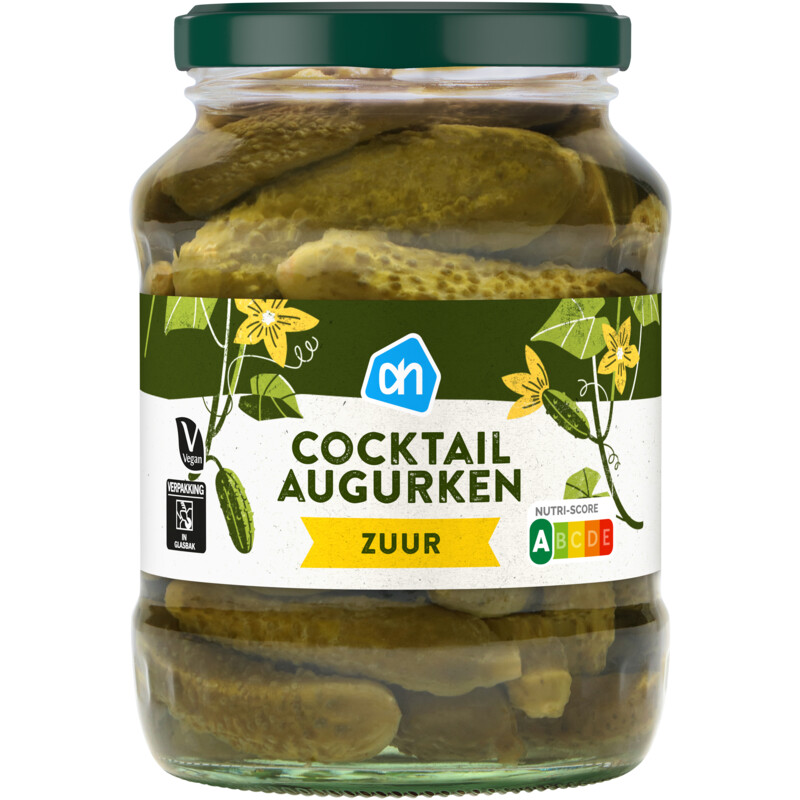 Een afbeelding van AH Cocktail augurken zuur