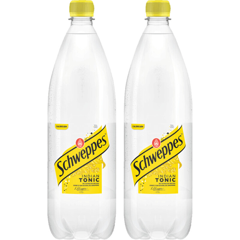 Een afbeelding van Schweppes Indian Tonic 1L 2-pack