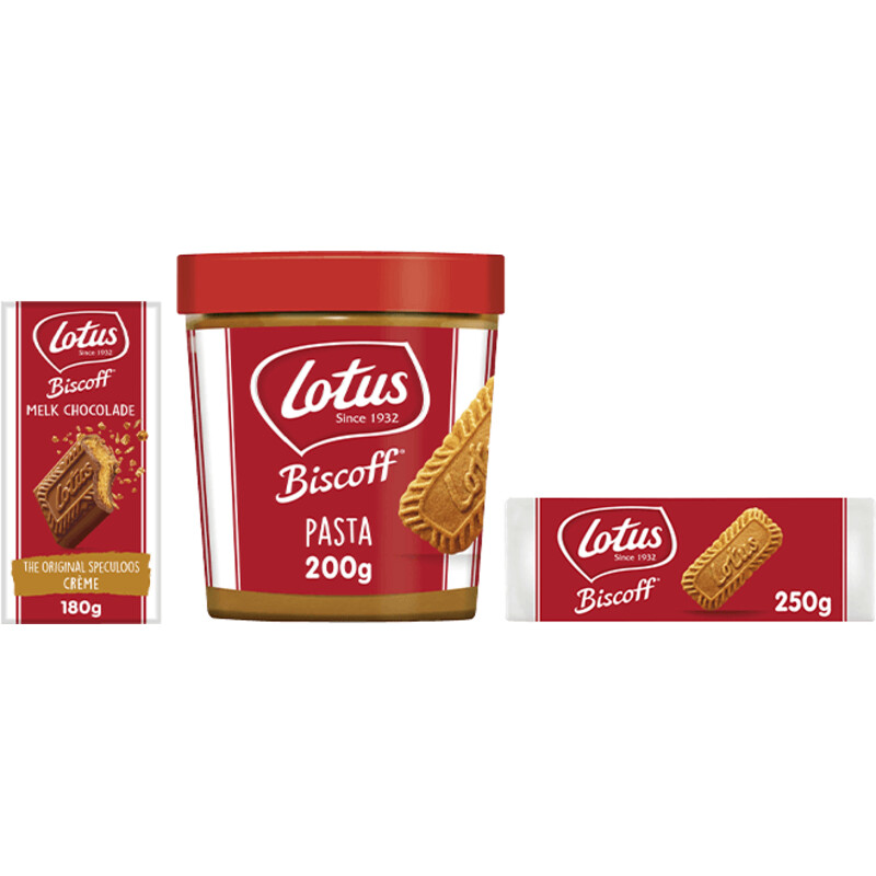 Een afbeelding van Lotus Biscoff Speculoos pakket