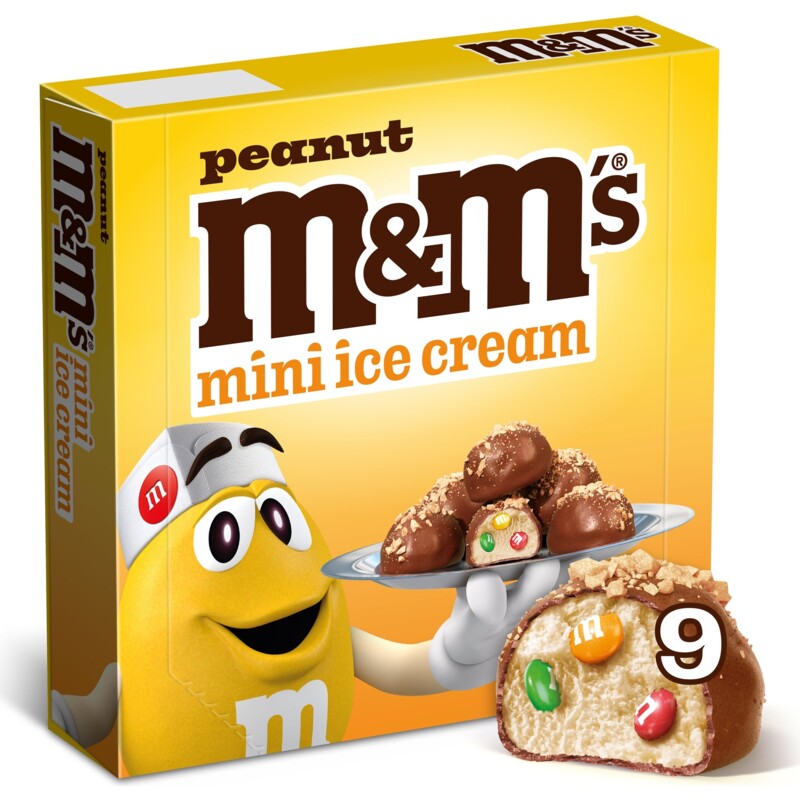 Een afbeelding van M&M'S Mini ice cream peanut