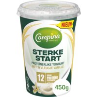 Een afbeelding van Campina Sterke start yoghurt vanille