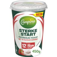 Een afbeelding van Campina Sterke start yoghurt aardbei