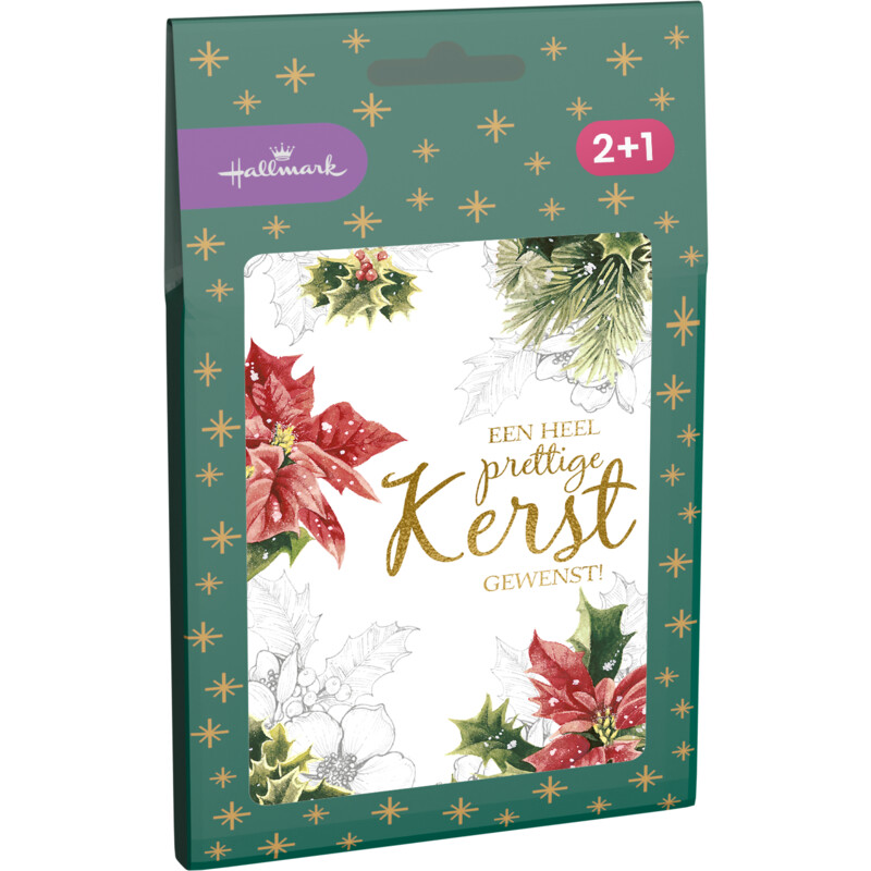 Hallmark Hangpakje kerstkaarten traditioneel 5 bestellen Albert Heijn