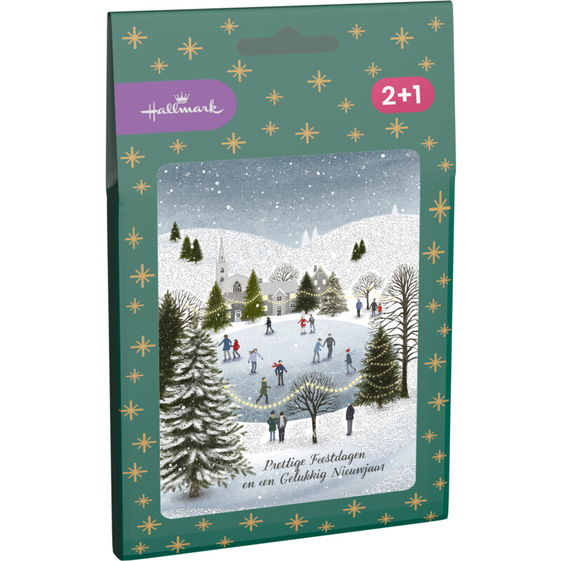 Hallmark Hangpakje kerstkaarten traditioneel 2 bestellen Albert Heijn
