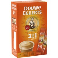 Een afbeelding van Douwe Egberts 3-in-1 classic oploskoffie