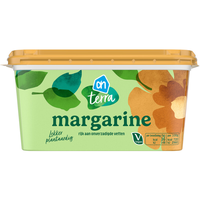 Een afbeelding van AH Terra Plantaardig smeerbaar margarine