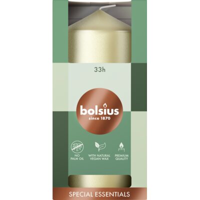 pdp-image-Bolsius Stompkaars metallic white silver 12cm