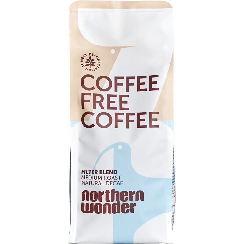 Een afbeelding van Northern Wonder Coffee free coffee filter blend decaf