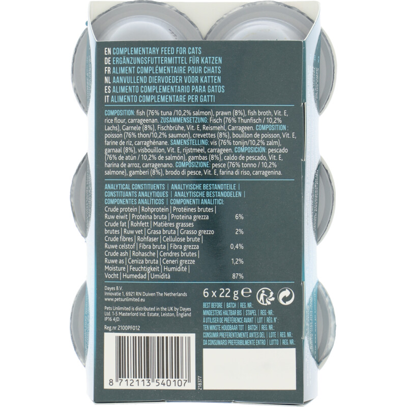 Een afbeelding van Rosewood Delicups tuna & prawn
