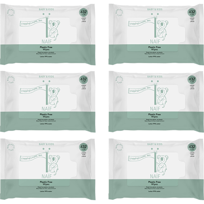 Een afbeelding van Naïf Billendoekjes voordeelverpakking