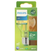 Philips Led fil standaard E27 40W helder