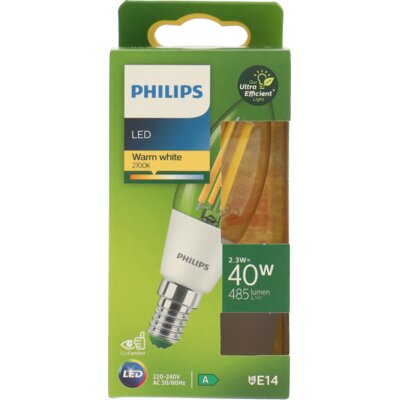 pdp-image-Philips Led fil kaars E14 40W helder