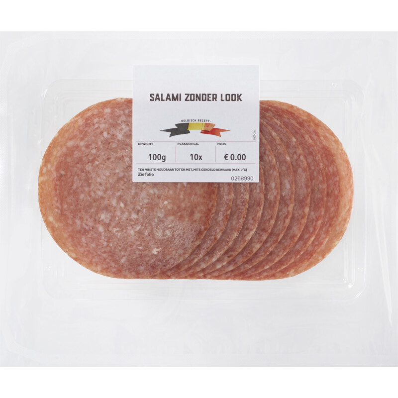 Een afbeelding van AH Salami zonder look bel