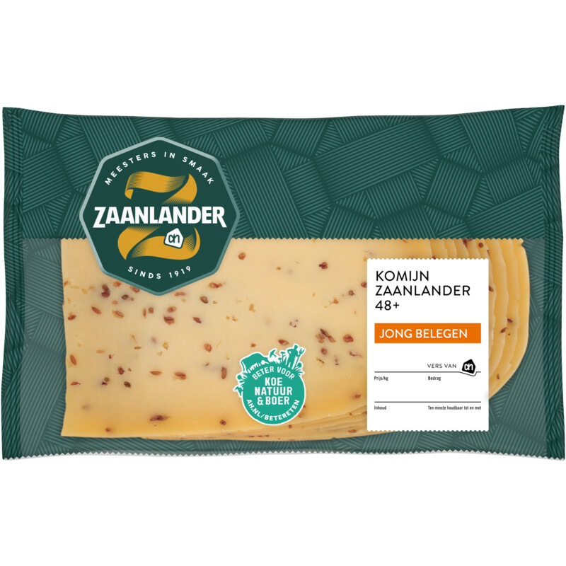 Een afbeelding van AH Zaanlander Jong belegen komijn plakken